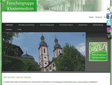 Tablet Screenshot of klostermedizin.de